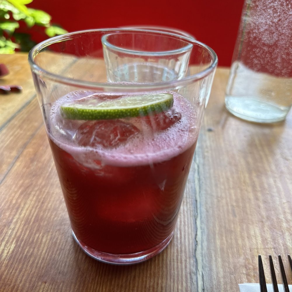 Chavela's - Mezcal based drink with lavender and hibiscus forgot the name but 10/10 - Mexican Near Me - Brooklyn, New York Chavela's - Mezcal based drink with lavender and hibiscus forgot the name but 10/10 - Mexican Near Me - Brooklyn, New York