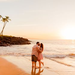 Love and Water - Our first sunset in Maui with the love of my life. So thankful it was captured so magically!