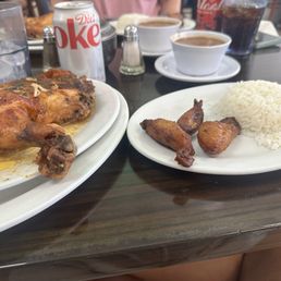 Daily special, Pollo Al Horno, Arroz, Frijoles Y Maduros