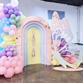 BLOC15 Event Venue - Lariah's butterfly backdrop - Venues & Event Spaces Near Me - Oakland, California