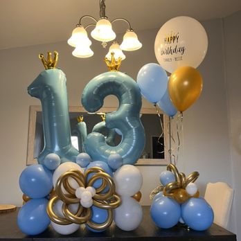 Elevate Party Co - Balloon Stack for 13th birthday! - Balloon Services Near Me