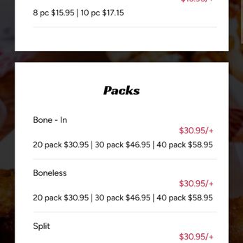 Wings Go - Wings. 4/2024. Verify prices on website. - Chicken Wings Near Me - Denver, Colorado Wings Go - Wings. 4/2024. Verify prices on website. - Chicken Wings Near Me - Denver, Colorado