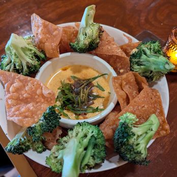 Yellow Ranger - Black Garlic Queso, this was amazing - Chinese Near Me - Austin, Texas