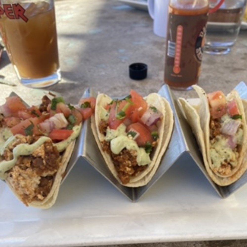 Raven Cafe - Breakfast tacos with tofu scramble - Sandwiches Near Me - Prescott, Arizona Raven Cafe - Breakfast tacos with tofu scramble - Sandwiches Near Me - Prescott, Arizona