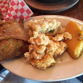 The Eagle Mass Ave - Shared a half chicken, horseradish mashed potatoes, Mac & Cheese and cornbread! - American Near Me - Indianapolis, Indiana The Eagle Mass Ave - Shared a half chicken, horseradish mashed potatoes, Mac & Cheese and cornbread! - American Near Me - Indianapolis, Indiana