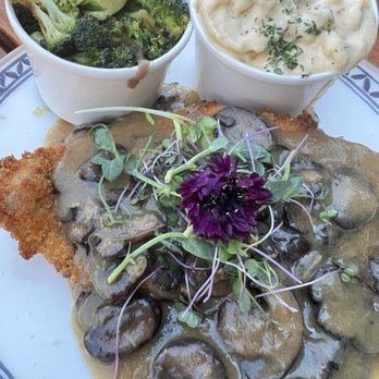 Rathskeller - JagerSchnitzel, broccoli, Spatzle & cheese - German Near Me - Elkridge, Maryland