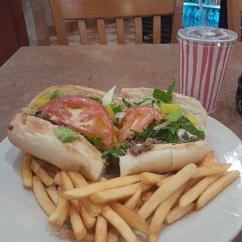 Trattoria Amore - Cheesesteak with everything, fries and a Brisk Ice Tea - Pizza Near Me - Ellicott City, Maryland Trattoria Amore - Cheesesteak with everything, fries and a Brisk Ice Tea - Pizza Near Me - Ellicott City, Maryland