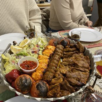 Shish Kabob - Lamb Kabob Platter, Chicken Kabob, Platter Beef Soltani Platter - Persian/Iranian Near Me - Pawtucket, Rhode Island