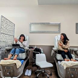 Post pedicure chit chat