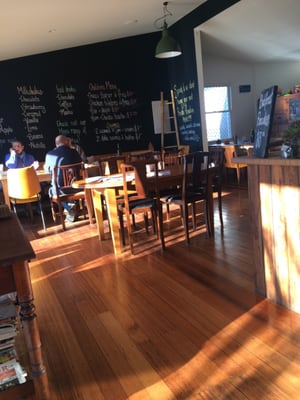 Photo of Bridport Cafe - Bridport, TAS, AU. Homely interior