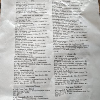 Crafted Kitchen and Taps - Beer list. - Gastropubs Near Me - Katy, Texas