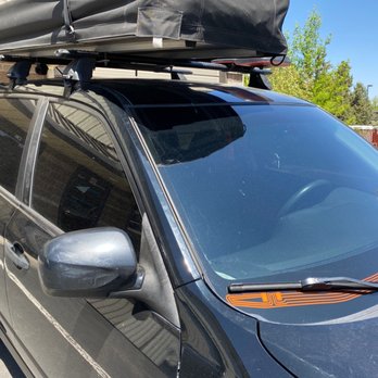 Royal Tint N Dip - 50% on windshield and limo tint all around. Excuse the pollen all over the car - Vehicle Wraps Near Me - Bend, Oregon