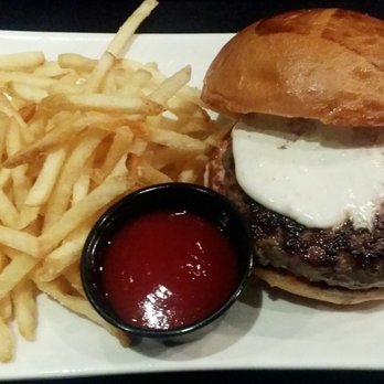 Irvine Improv - Truffle Burger with a side of shoestring fries $14 - Comedy Clubs Near Me - Irvine, California Irvine Improv - Truffle Burger with a side of shoestring fries $14 - Comedy Clubs Near Me - Irvine, California