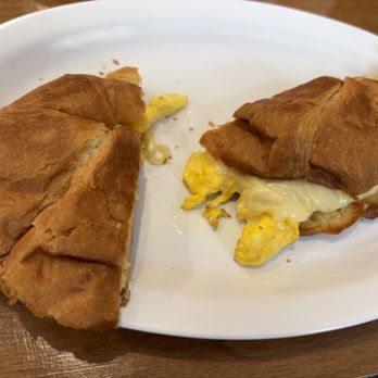 West Side Cafe & Grill - Croissant with scrambled eggs. - Coffee & Tea Near Me - Easton, Pennsylvania West Side Cafe & Grill - Croissant with scrambled eggs. - Coffee & Tea Near Me - Easton, Pennsylvania