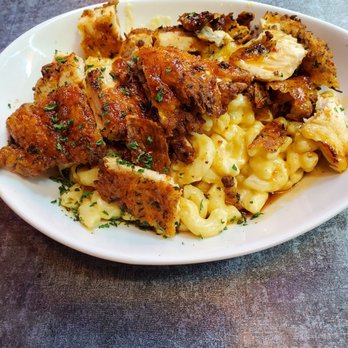 BurgerTen and ChickenToo - Fire Mac & Chick, with spicy chicken & chipotle honey - Burgers Near Me - Daytona Beach, Florida