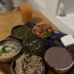 Pork luau tasting plate