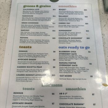 be well cafe - Menu - Juice Bars & Smoothies Near Me - Rutherford, New Jersey