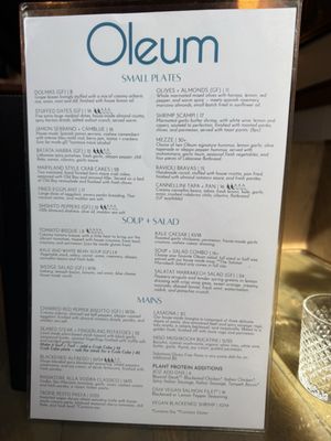 Menu photo 2 Oleum Baltimore, MD Menu photo 2 Oleum Baltimore, MD