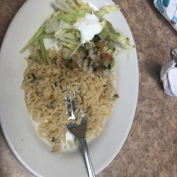 Los Torres Mexican Grill - a plate of rice and vegetables - Mexican Near Me - Greensboro, Georgia