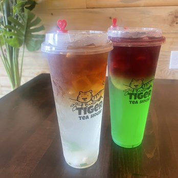 Tiger Tea House - Cloudy Mojito, Green Hibiscus - Bubble Tea Near Me - Paso Robles, California Tiger Tea House - Cloudy Mojito, Green Hibiscus - Bubble Tea Near Me - Paso Robles, California