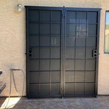 Olson Iron - During installation. The hardware wasn't installed yet. - Fences & Gates Near Me - Las Vegas, Nevada Olson Iron - During installation. The hardware wasn't installed yet. - Fences & Gates Near Me - Las Vegas, Nevada
