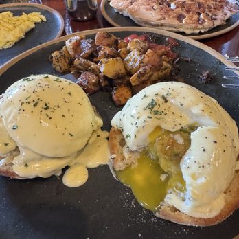 Bayside American Cafe - Delicious crabcake benedict with the amazing potatoes - Breakfast & Brunch Near Me - Portland, Maine Bayside American Cafe - Delicious crabcake benedict with the amazing potatoes - Breakfast & Brunch Near Me - Portland, Maine