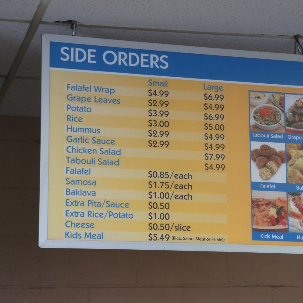 Shawarma Palace - Menu (side orders) - Mediterranean Near Me - Calgary, Alberta Shawarma Palace - Menu (side orders) - Mediterranean Near Me - Calgary, Alberta