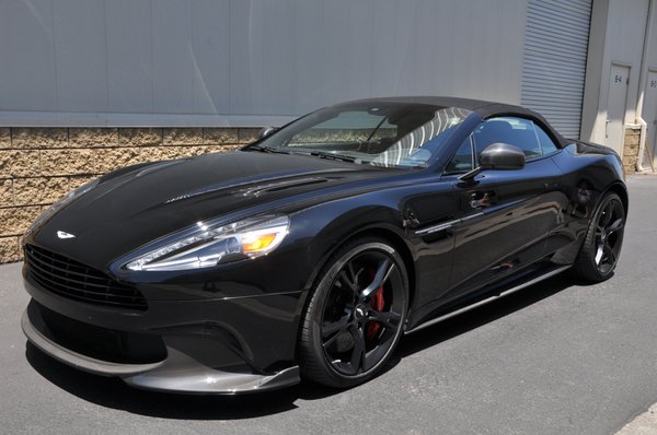 Photo of Immaculate Reflections Auto Detailing - Brentwood, CA, US. Brand new Aston Martin in for scratch repair work and ceramic coating