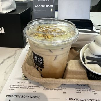 Tokyo Cream - Drip coffee with pistachio cream - Desserts Near Me - San Francisco, California