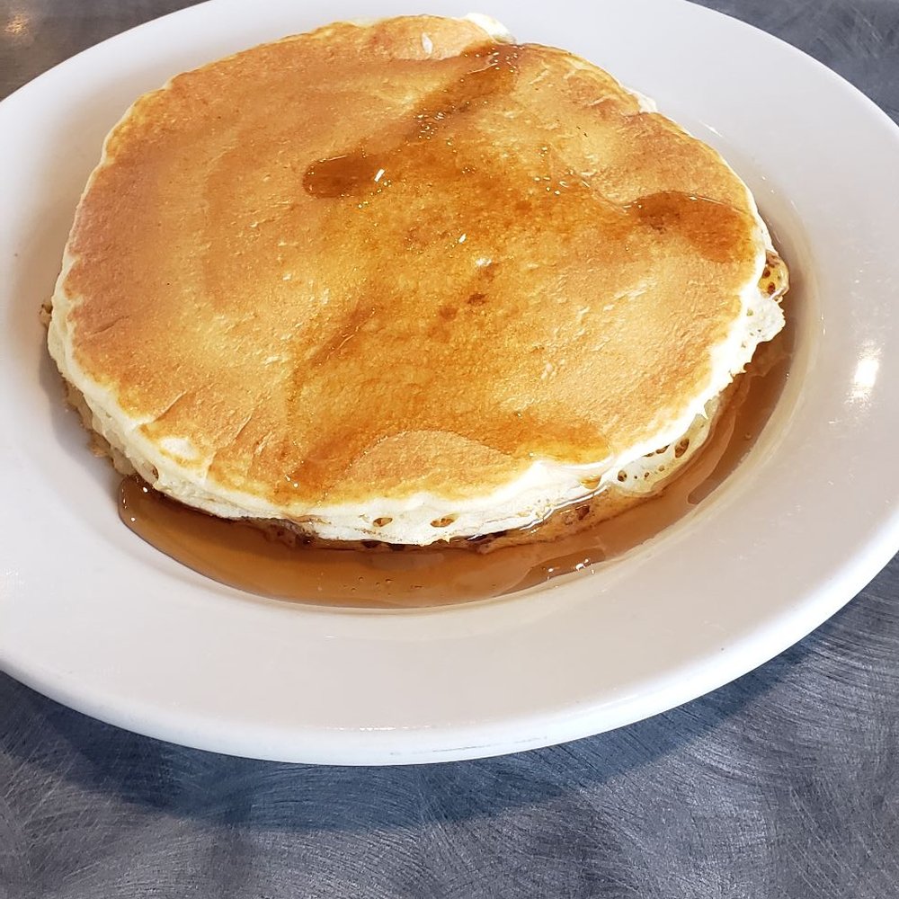 Checkers Pancake House - I ordered pancakes  to the side - Breakfast & Brunch Near Me - Schaumburg, Illinois