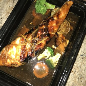 Thai Cuisine - Salmon steak with broccoli ... yum - Thai Near Me - Bronx, New York