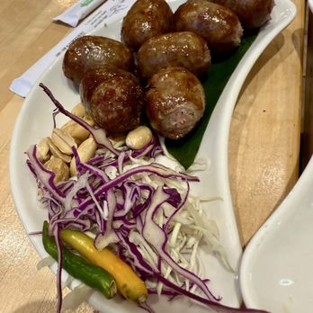 Lao Der - Esan Sausage - lemongrassy, yum! - Laotian Near Me - Chicago, Illinois