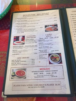 Menu photo 4 El Abuelo Restaurant San Fernando, CA Menu photo 4 El Abuelo Restaurant San Fernando, CA