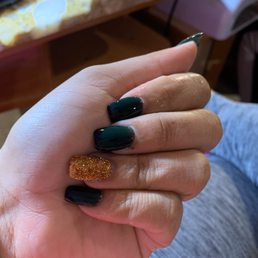 Natural nails with SNS Natural nails with SNS
