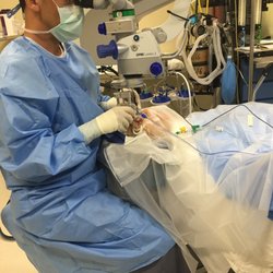 Newport Retina - In the Operating Room repairing a retinal detachment