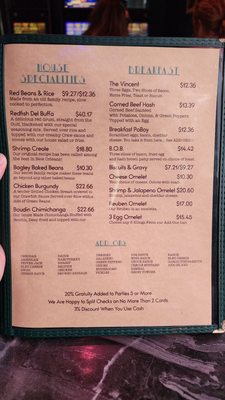Menu photo 3 Buffa's Bar & Restaurant New Orleans, LA