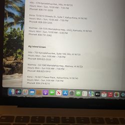 Cloud 9 - Hawaii site of Dispensaries