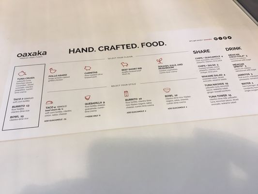 Menu photo 7 Oaxaka Hollywood, FL