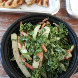 Kale side salad was good but needed more dressing (ask for extra)