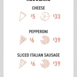 Benny Montanaro's - Menu 2