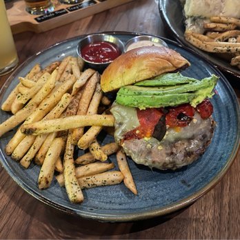 Eureka! - Bison Burger (added avocado) - American Near Me - San Diego, California Eureka! - Bison Burger (added avocado) - American Near Me - San Diego, California