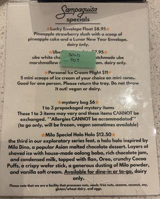 Menu photo 4 Sampaguita Orlando, FL Menu photo 4 Sampaguita Orlando, FL