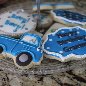 Southern Sugar Bakery - Little Blue Truck cookies for baby's 1st birthday - Bakeries Near Me - Raleigh, North Carolina Southern Sugar Bakery - Little Blue Truck cookies for baby's 1st birthday - Bakeries Near Me - Raleigh, North Carolina