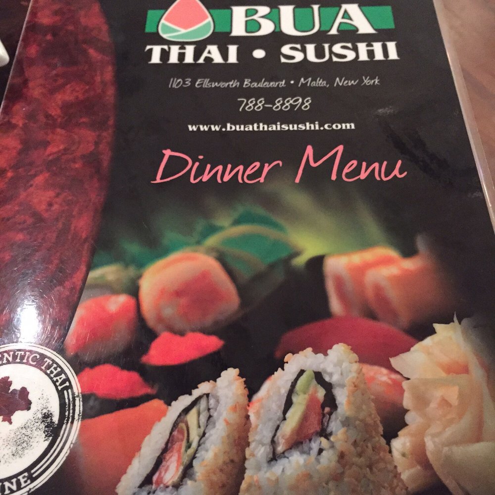 Bua Thai Sushi - The Menu - Sushi Bars Near Me - Malta, New York