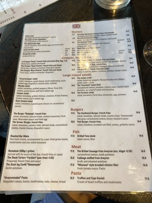 Menu photo 2 La Rotonde Paris, 01 Menu photo 2 La Rotonde Paris, 01