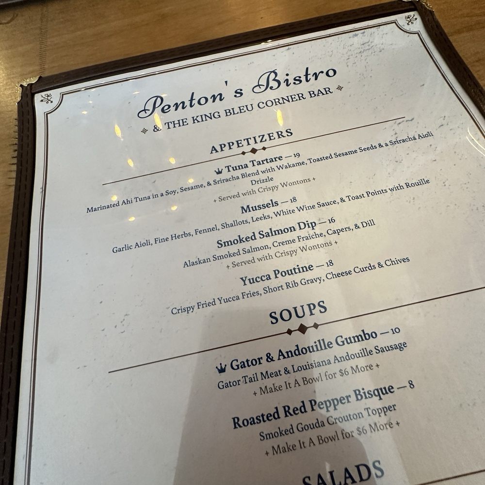 Penton’s Bistro - Menu - Bars Near Me - Mobile, Alabama Penton’s Bistro - Menu - Bars Near Me - Mobile, Alabama