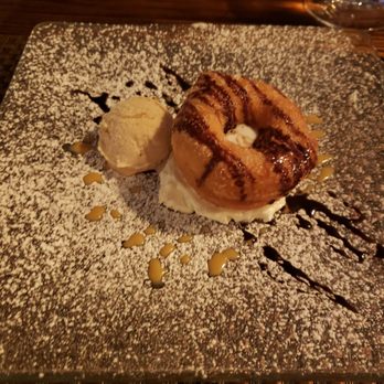 Blue 11 - Homemade donut with dulce de leche ice cream - Seafood Near Me - Saint Thomas, Virgin Islands