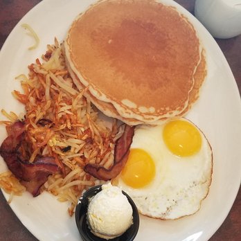 Bumbleberry Flats - B.Y.O.B build your own breakfast combo. Pancakes, sunny side up eggs, bacon & hash browns. - American Near Me - Laughlin, Nevada Bumbleberry Flats - B.Y.O.B build your own breakfast combo. Pancakes, sunny side up eggs, bacon & hash browns. - American Near Me - Laughlin, Nevada