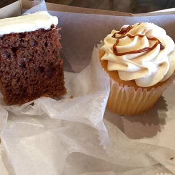 Dewey's Bakery - Pumpkin Spice Cake Square and Salted Caramel Cupcake - Desserts Near Me - Winston-Salem, North Carolina Dewey's Bakery - Pumpkin Spice Cake Square and Salted Caramel Cupcake - Desserts Near Me - Winston-Salem, North Carolina