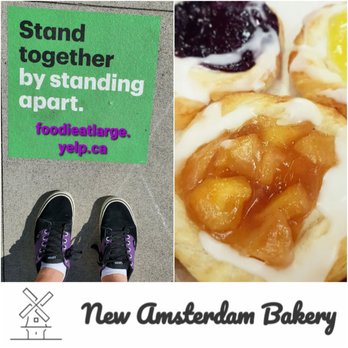 New Amsterdam Bakery - a person standing in front of a sign that says stand together by standing apart - Bakeries Near Me - Surrey, British Columbia New Amsterdam Bakery - a person standing in front of a sign that says stand together by standing apart - Bakeries Near Me - Surrey, British Columbia